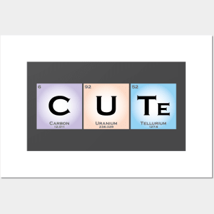 Cute is Chemistry Posters and Art